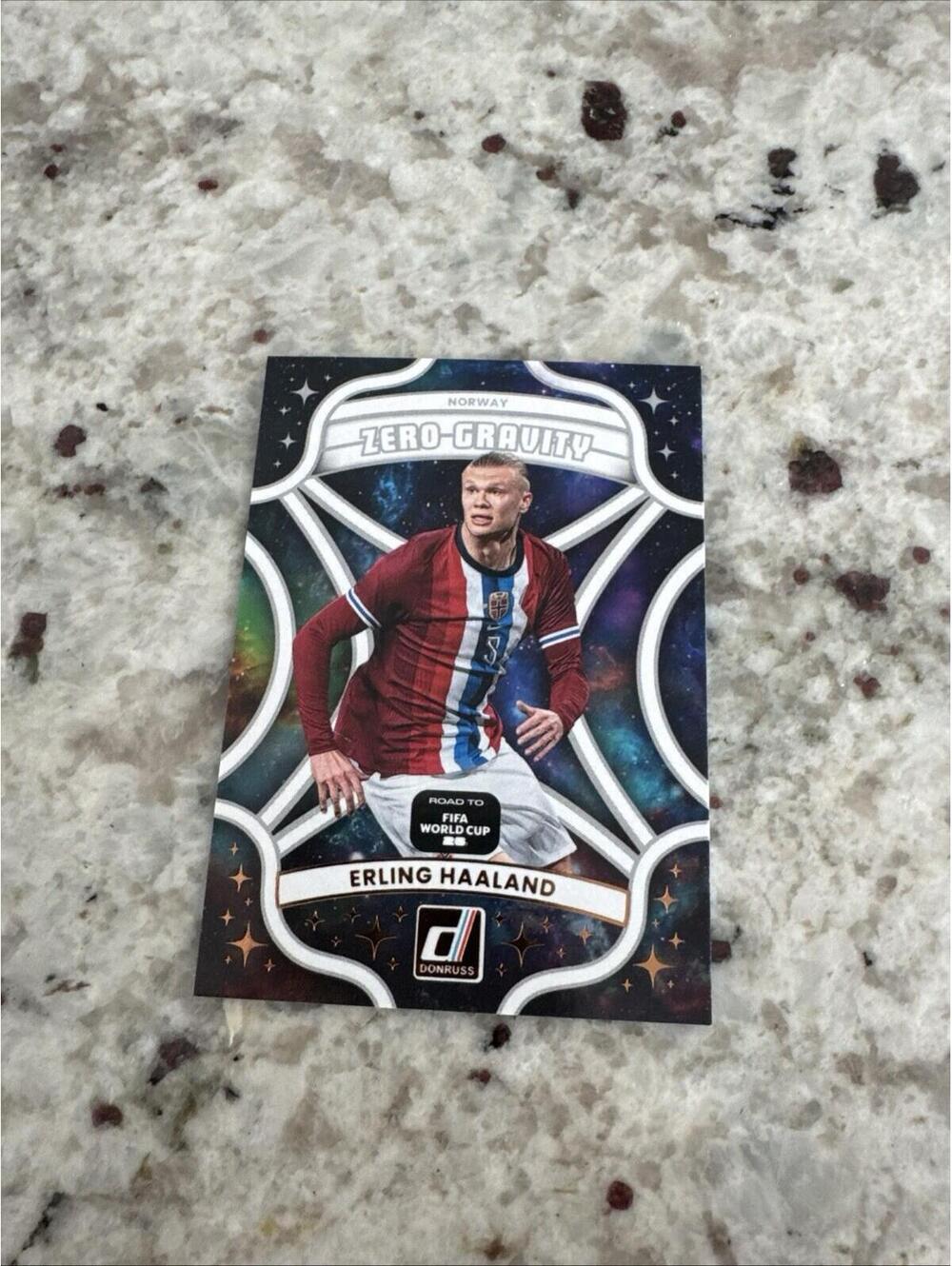 2025-26 Donruss Road To FIFA World Cup Norway Erling Haaland Zero Gravity